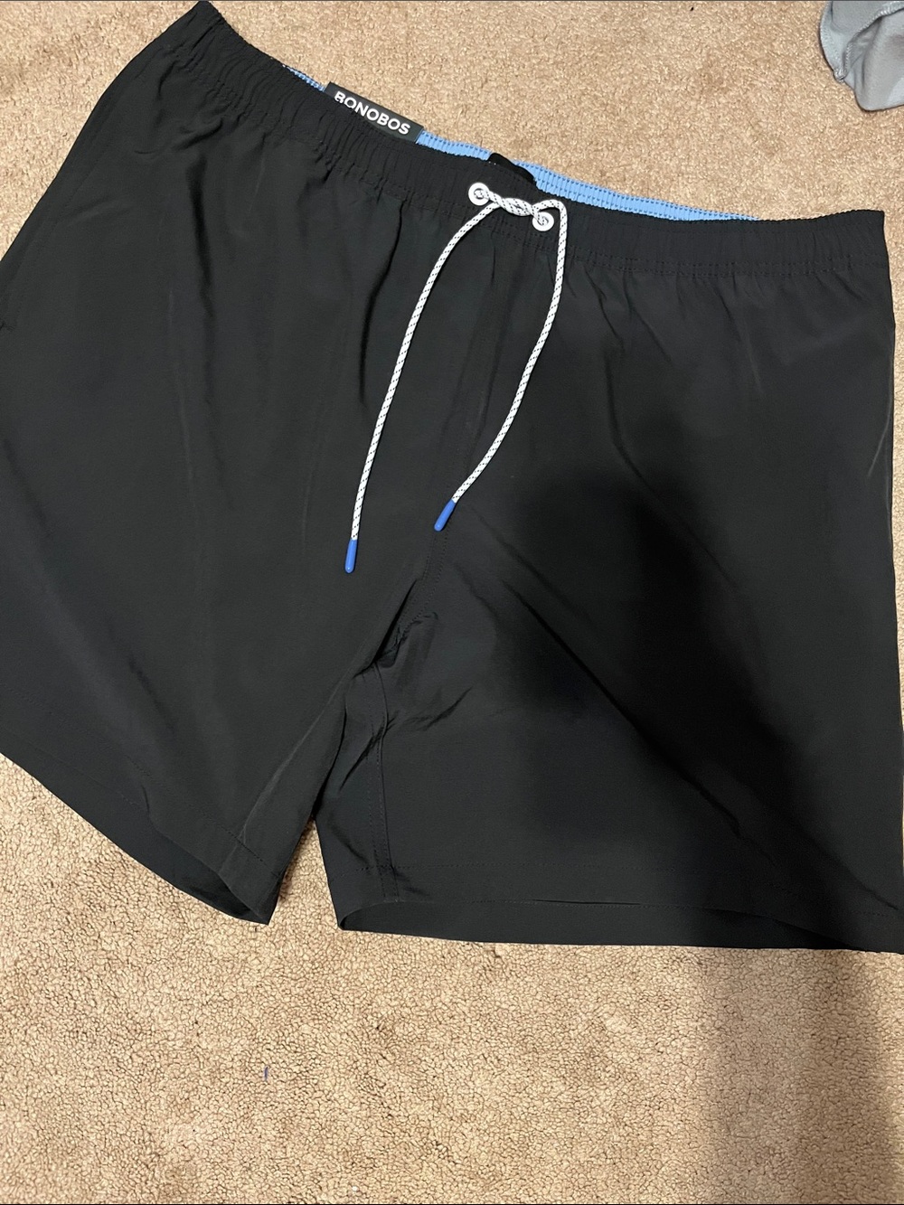 NWT Bonobos Black Swim Trunks